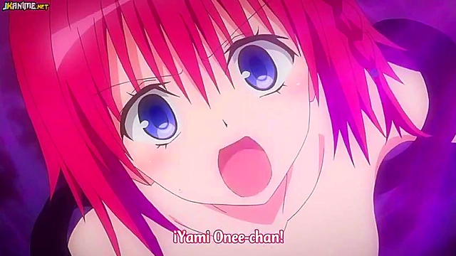 Horny Anime Chick Gets Pleasured In To Love Ru Darkness Scene