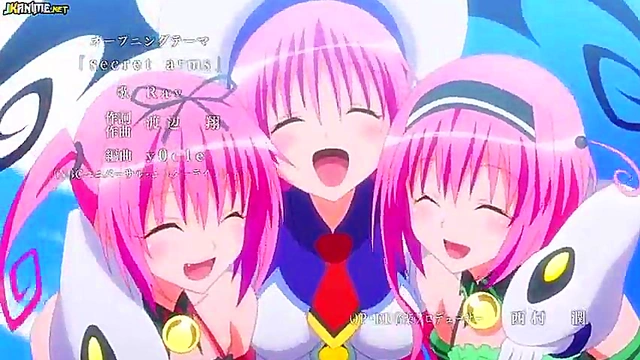 Horny Anime Chick Gets Pleasured In To Love Ru Darkness Scene