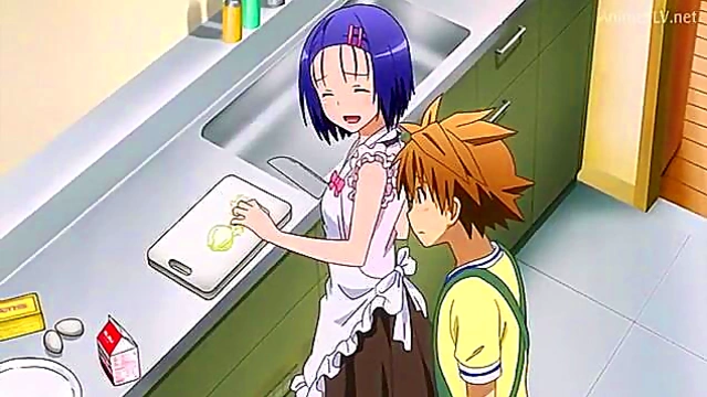 To Love-Ru Darkness – Anime Couple Engages in Steamy Ecchi Session