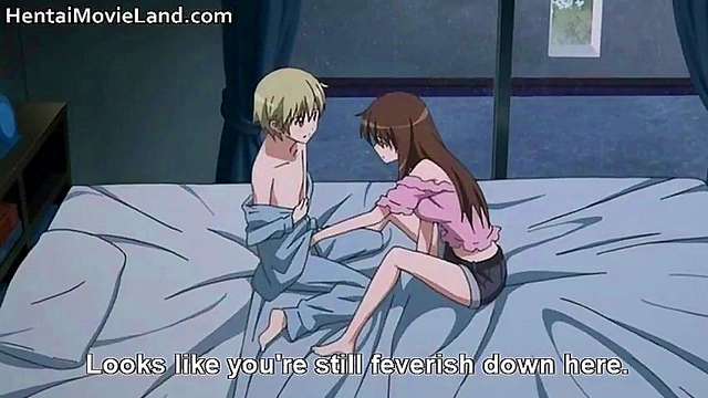 Sexy Japanese Hentai Anime Girl Gets Pervy With Cartoon Dick Moves