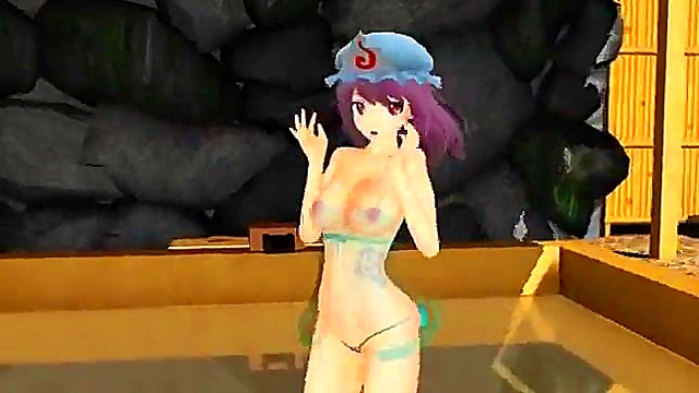 Yuyuko Dances Seductively in Touhou MMD Anime Teaser