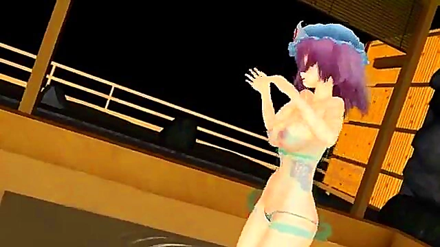 Yuyuko Dances Seductively in Touhou MMD Anime Teaser