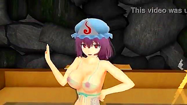 Yuyuko Dances Seductively in Touhou MMD Anime Teaser