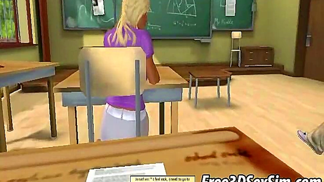 Two Hot 3D Babes Seduce Geeks With Their Charming Curves & Anime Sexy Moves