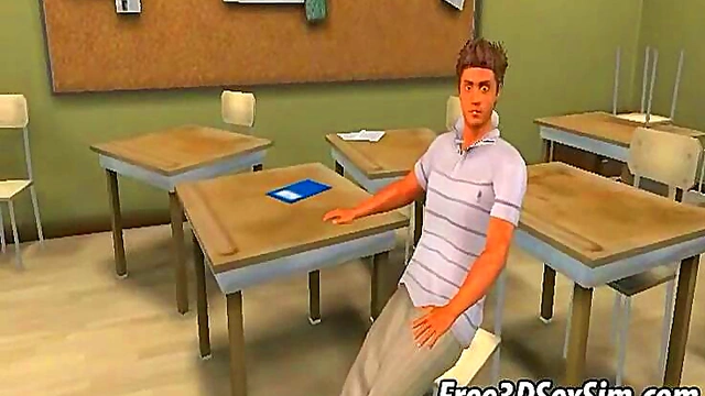 Two Hot 3D Babes Seduce Geeks With Their Charming Curves & Anime Sexy Moves