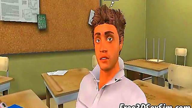 Two Hot 3D Babes Seduce Geeks With Their Charming Curves & Anime Sexy Moves