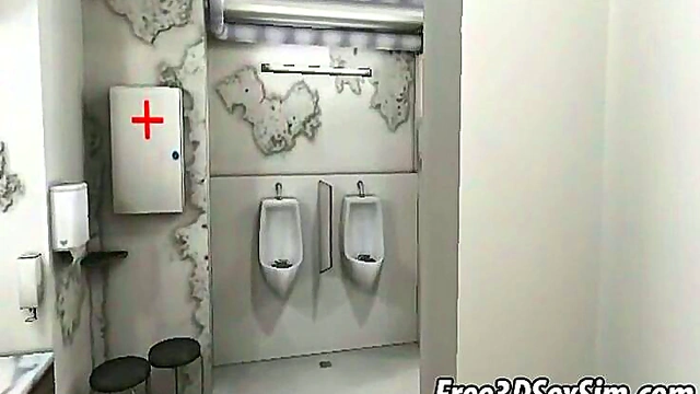 Two Hot 3D Babes Seduce Geeks With Their Charming Curves & Anime Sexy Moves