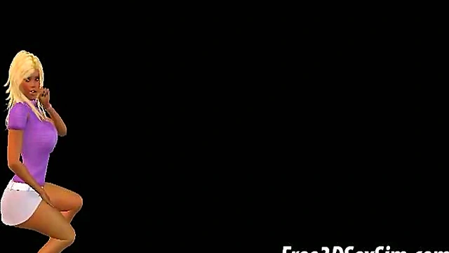 Two Hot 3D Babes Seduce Geeks With Their Charming Curves & Anime Sexy Moves