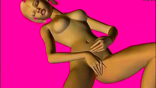 Big-Titted Virtual Stripper Seduces With Tight White Panties & Blowjob Feast