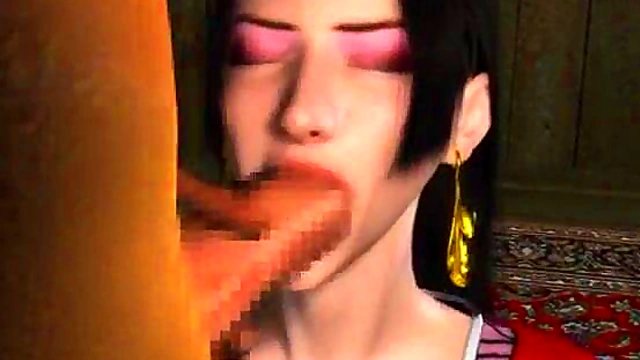 Hebi Hime from One Piece Takes Her Seductive Hentai Adventure Deeper