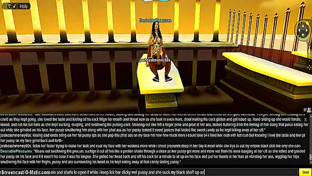 Horny IMVU Game Chick Gets Drenched in 3D Anime DP Action