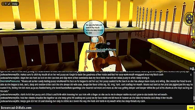 Horny IMVU Game Chick Gets Drenched in 3D Anime DP Action