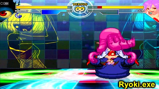 Teen AnimeQueen Battles Kuromaru for XXX Rule 34 Glory