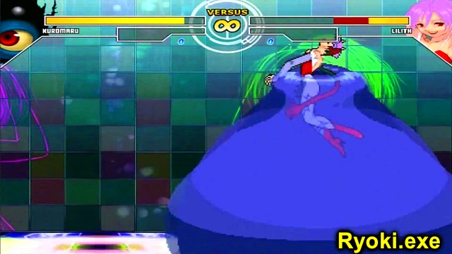 Teen AnimeQueen Battles Kuromaru for XXX Rule 34 Glory