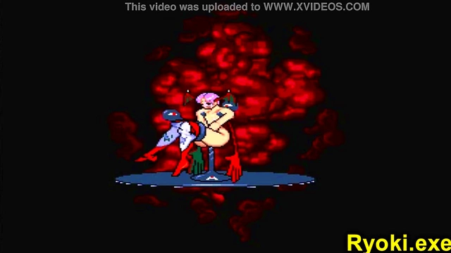 Teen AnimeQueen Battles Kuromaru for XXX Rule 34 Glory