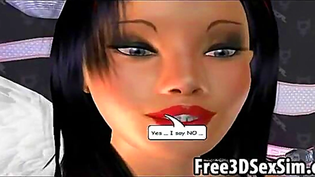 Steamy 3D Cartoon Babe Dances Seductively On Stage For Your Pleasure