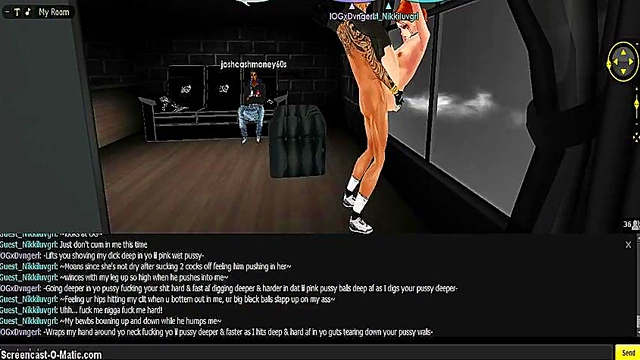 3D Anime Chick Niki Fucks in Game-Like IMVU Adventure