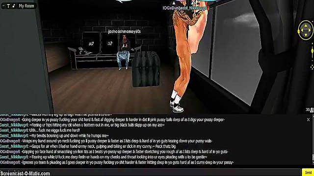 3D Anime Chick Niki Fucks in Game-Like IMVU Adventure