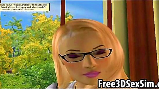 Two Sexy 3D Cartoon Hotties Explore Lesbian Desires In Hot Anime Action