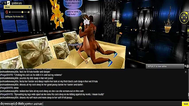 Paige Gold Seduces in Bedroom for Intense 3D Hentai Game Action