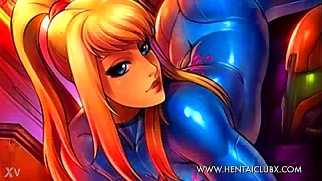 Sexy Zero Suit Samus Gets Naughty in Anime Action