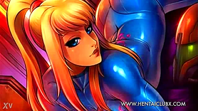 Sexy Zero Suit Samus Gets Naughty in Anime Action