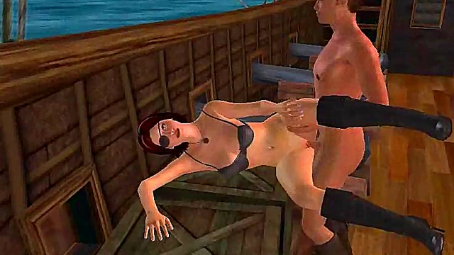 Fisty Fun With A Hot 3D Cartoon Pirate Babe In Uniform