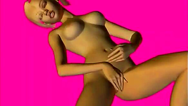 Virtual French Maid Gives Hardcore Blowjob With Big Tits In 3D Anime Action