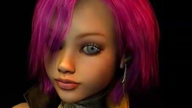 Virtual French Maid Gives Hardcore Blowjob With Big Tits In 3D Anime Action