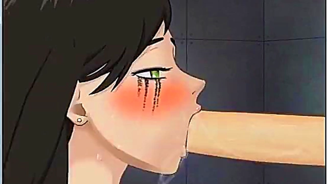 Futanari Anime Babe With Huge Tits Gives Super Deepthroat Blowjob