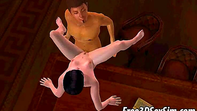 Hot 3D Cartoon Librarian Gets Fucked Hard By Hungry Babe