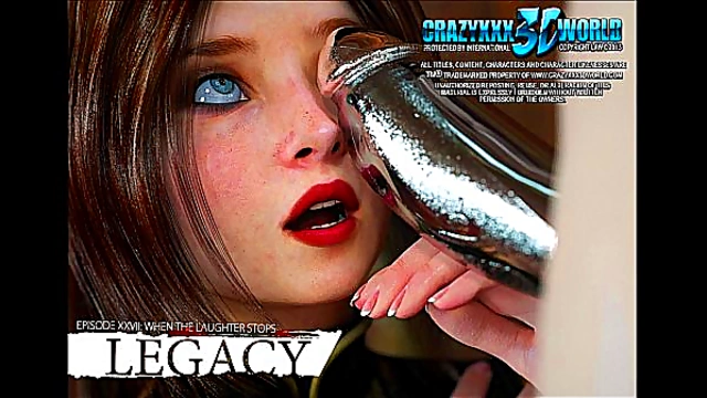 Beautiful Big-Titted Teen Takes Massive Dick for Anal Sex in 3D FantasyComic