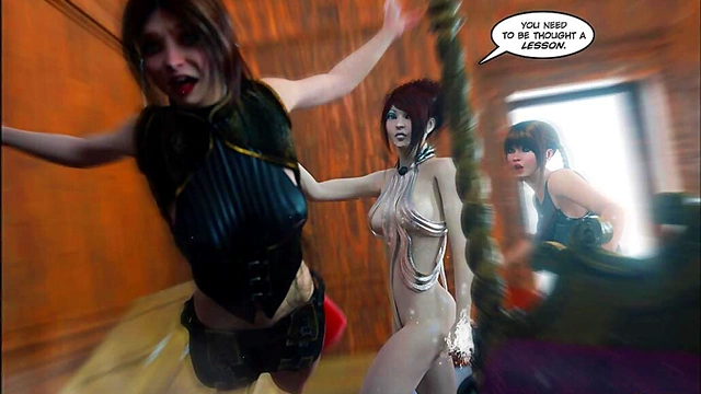 Beautiful Big-Titted Teen Takes Massive Dick for Anal Sex in 3D FantasyComic