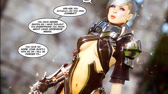 Beautiful Big-Titted Teen Takes Massive Dick for Anal Sex in 3D FantasyComic