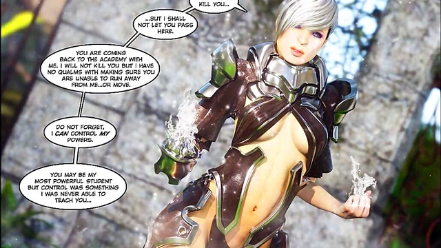 Beautiful Big-Titted Teen Takes Massive Dick for Anal Sex in 3D FantasyComic