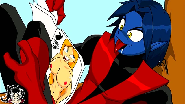 Nightcrawler's Erotic Teleport Mishap in Busty Animación Fantasy