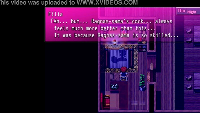 Obedient Filia Gives Pleasure In NTRPG Anime Game Scene