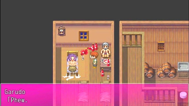 Obedient Filia Gives Pleasure In NTRPG Anime Game Scene