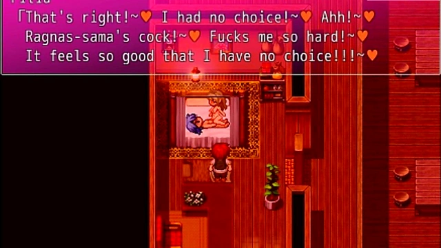 Obedient Filia Gives Pleasure In NTRPG Anime Game Scene