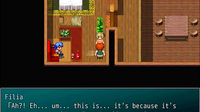 Obedient Filia Gives Pleasure In NTRPG Anime Game Scene