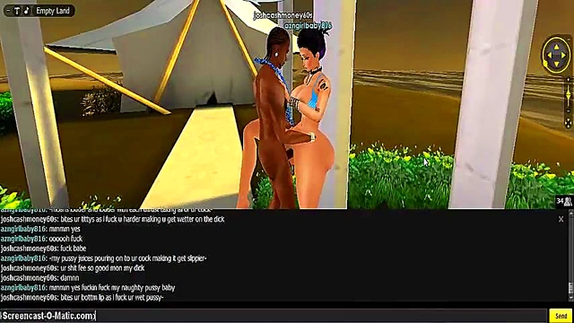 3D Hentai CartoonGirl Gets Wild In Game IMVU Adventure