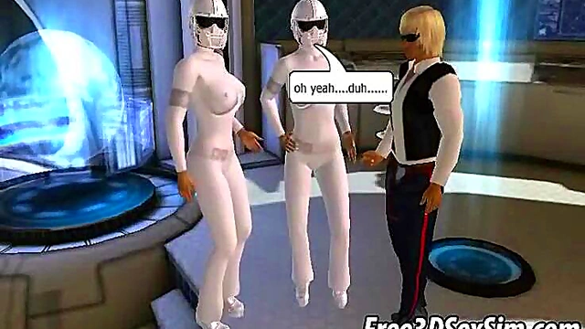 Two Hot 3D Babes Get Fucked Hard On A Space Fantasy Adventure