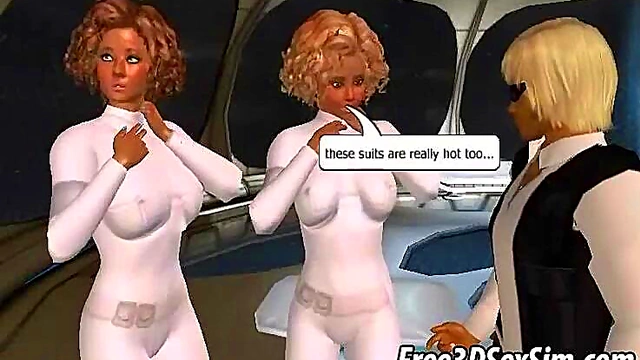 Two Hot 3D Babes Get Fucked Hard On A Space Fantasy Adventure