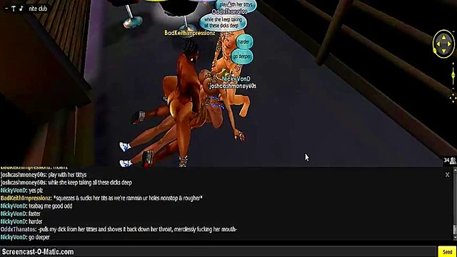 Nicky V Gets Fucked Hard in Wild 3D Hentai Gangbang Animation