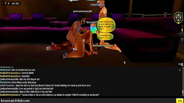 Nicky V Gets Fucked Hard in Wild 3D Hentai Gangbang Animation