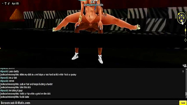 Cute 3D Anime Girl Gets Animated Dick In All Holes For Game Fans