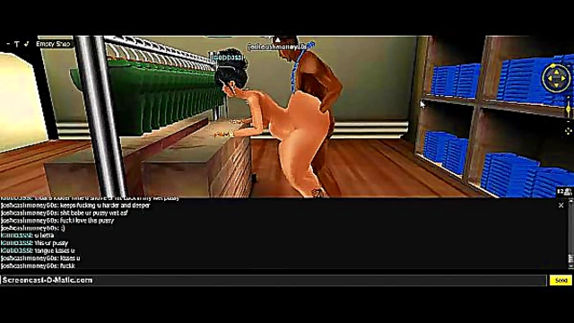 3D Hentai Game Animation – IMVU Couple Enjoy Intense Porn Session