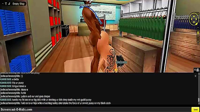 3D Hentai Game Animation – IMVU Couple Enjoy Intense Porn Session