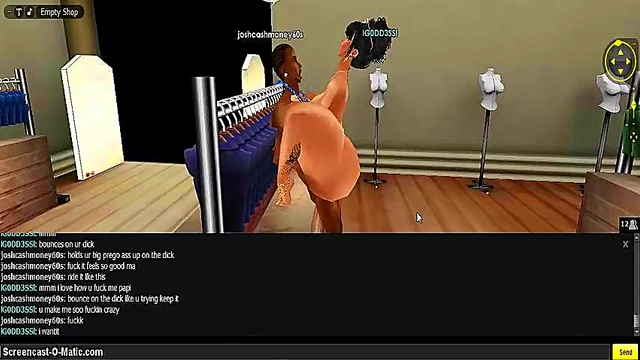 3D Hentai Game Animation – IMVU Couple Enjoy Intense Porn Session