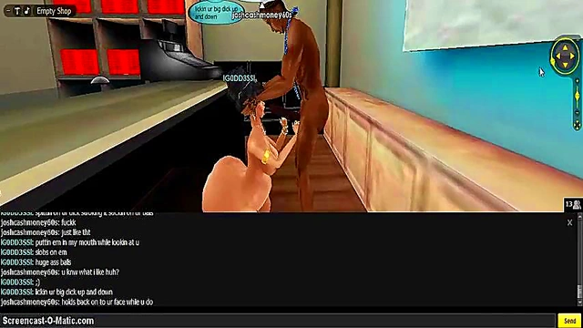 3D Hentai Game Animation – IMVU Couple Enjoy Intense Porn Session